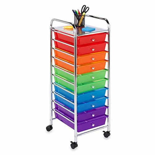 Product Image of the 10-Drawer Rolling Storage Cart by Honey-Can-Do®