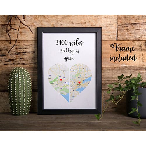 Product Image of the Customizable Long Distance Relationship Art