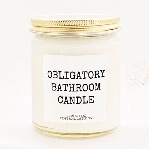 Product Image of the Obligatory Bathroom Candle