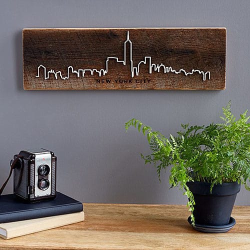 Product Image of the Reclaimed Wood Cityscape