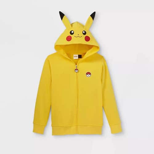 Product Image of the Boys' Pikachu Hoodie Sweatshirt