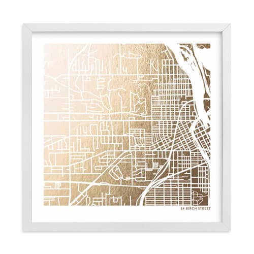 Product Image of the Custom Map Print