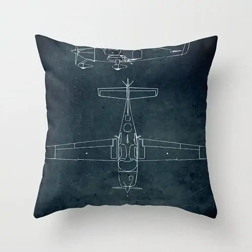 Product Image of the First Flight Throw Pillow