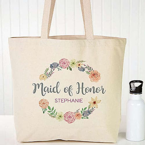 Product Image of the Floral Wreath Tote Bag