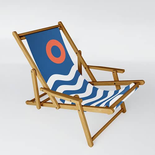 Product Image of the Nautical Seascape Sling Chair