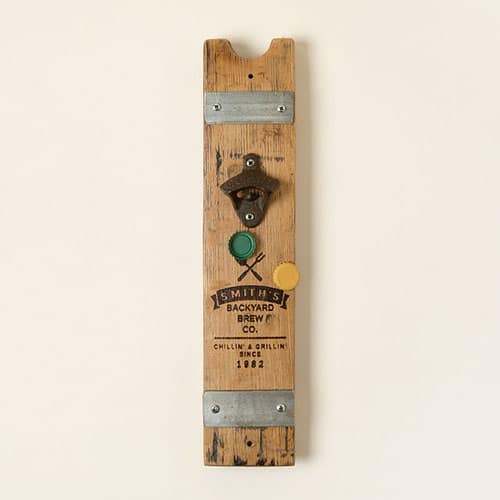 Product Image of the Personalized Backyard Brews Bottle Opener