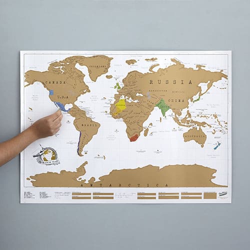Product Image of the Scratch Off World Map