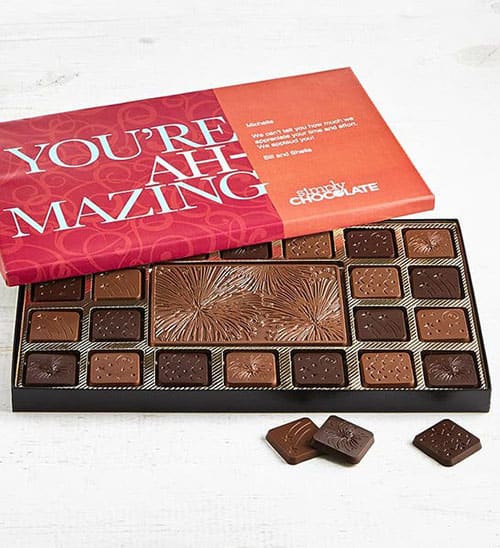 Product Image of the Simply Chocolate Personalized Box