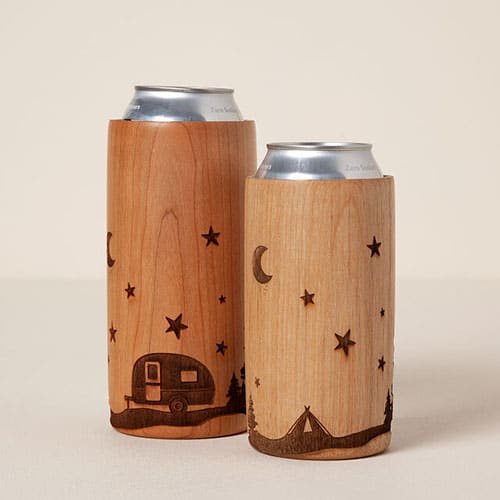 Product Image of the Sip Under the Stars Wood Beer Chiller