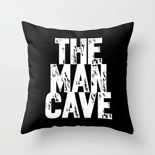 Product Image of the The Man Cave Throw Pillow