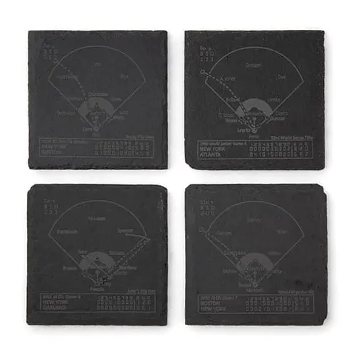 Product Image of the Baseball Greatest Plays Coasters