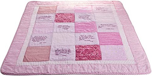 Product Image of the Crib Blanket Embroidered with Scriptures