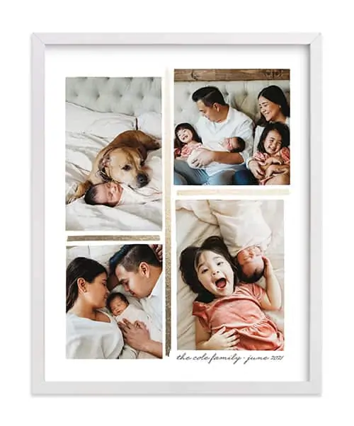 Product Image of the Minted 4 Photo Collage Wall Art