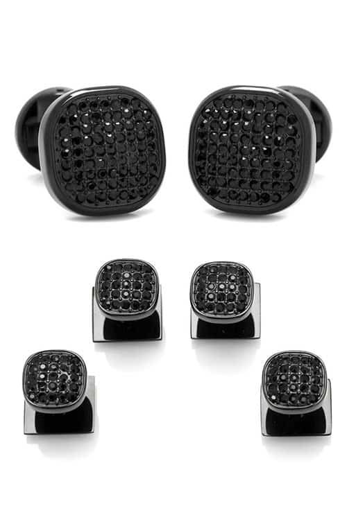 Product Image of the Pavé Crystal Cuff Links