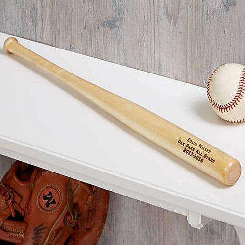 Product Image of the Personalized Mini Baseball Bat