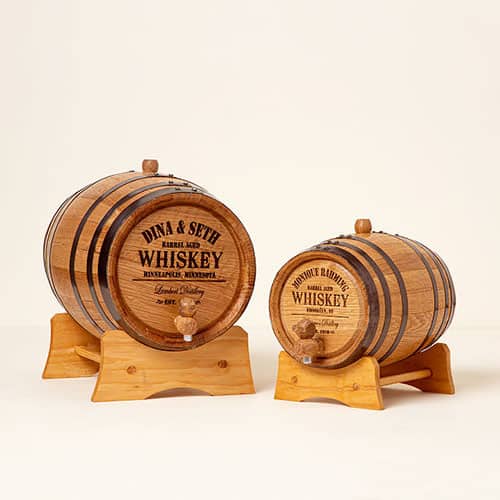Product Image of the Personalized Whiskey Barrel