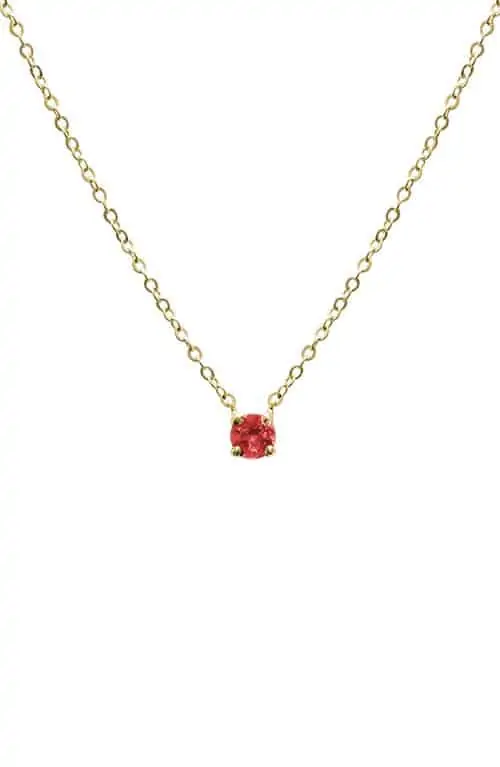Product Image of the Ruby Pendant Necklace