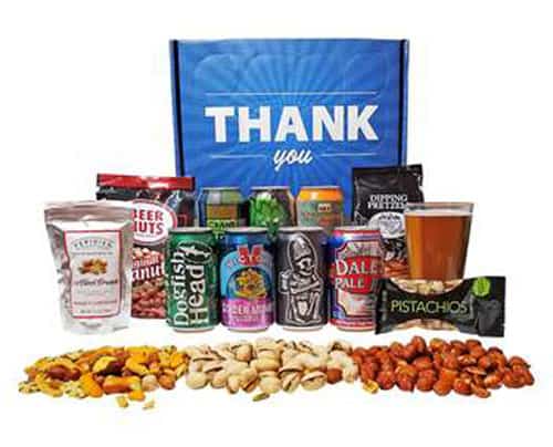 Product Image of the Thank You Beer Gift Basket