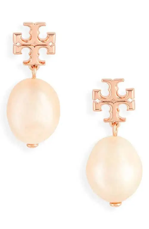Product Image of the Tory Burch Pearl Drop Earrings