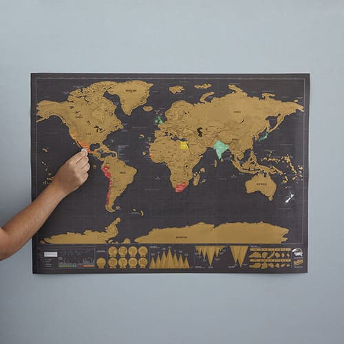 Product Image of the Scratch-Off Travel Map