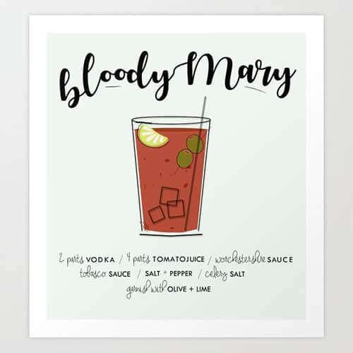 Product Image of the Bloody Mary Art Print