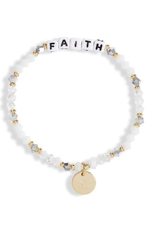 Product Image of the Faith Beaded Stretch Bracelet
