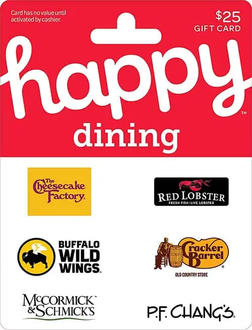 Product Image of the Happy Dining Gift Card