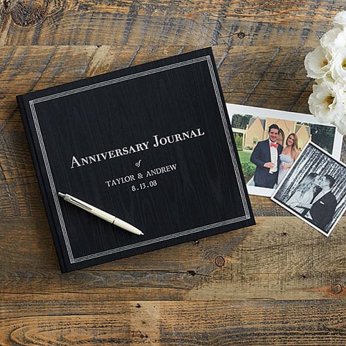 Product Image of the Personalized Anniversary Journal