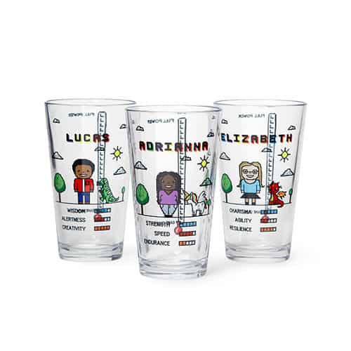 Product Image of the Personalized Gamer Pint Glasses