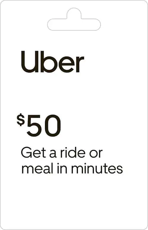 Product Image of the Uber Gift Card