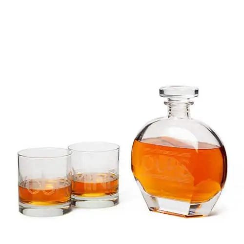 Product Image of the Yours, Mine, and Ours Engraved Decanter Set