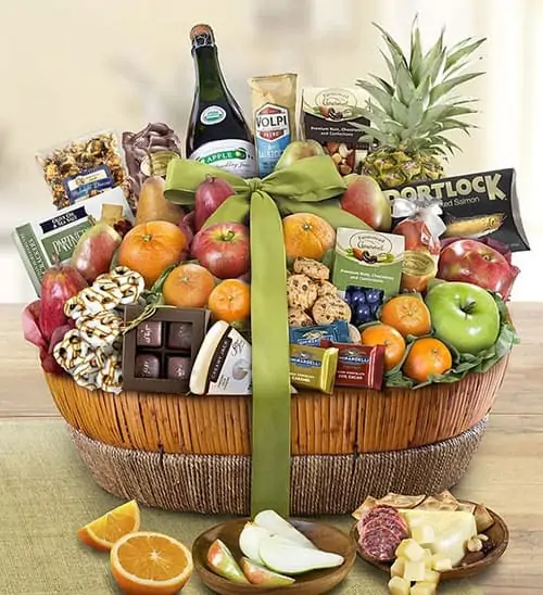Product Image of the Fruit & Sweets Gift Basket