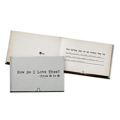 Product Image of the How Do I Love Thee From A-Z