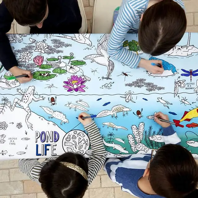 Product Image of the Pond Life Tablecloth