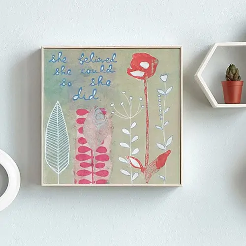 Product Image of the She Believed Art Block