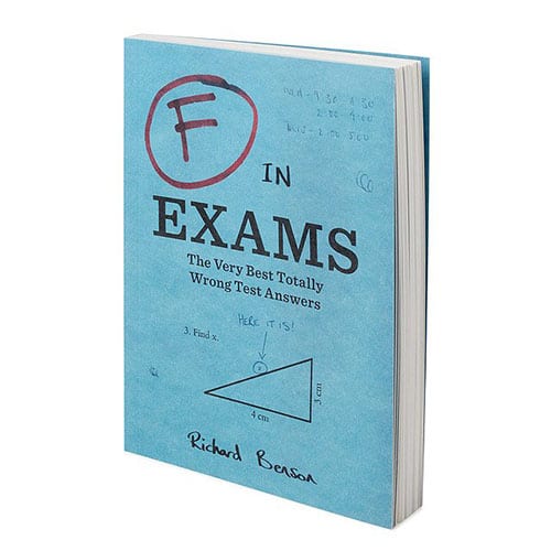 Product Image of the F in Exams Book