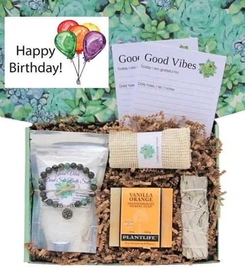 Product Image of the Good Vibes Birthday Gift Box