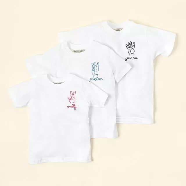 Product Image of the I'm This Many Old! Personalized Kids Tee