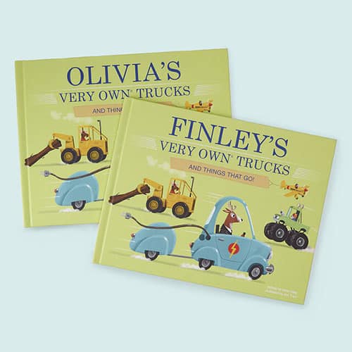 Product Image of the Personalized Trucks Book