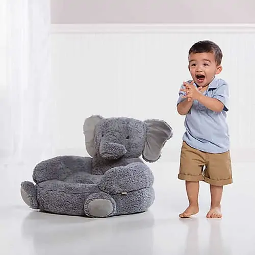 Product Image of the Plush Elephant Character Chair