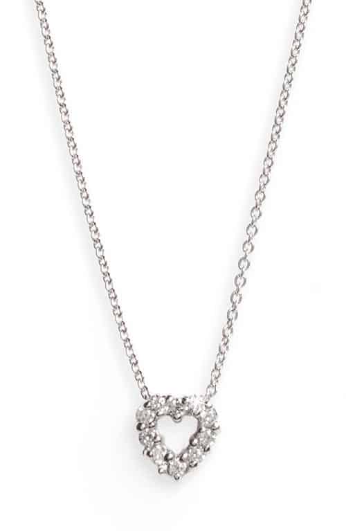 Product Image of the Diamond Heart Pendant Necklace
