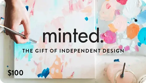 Product Image of the Minted Gift Card