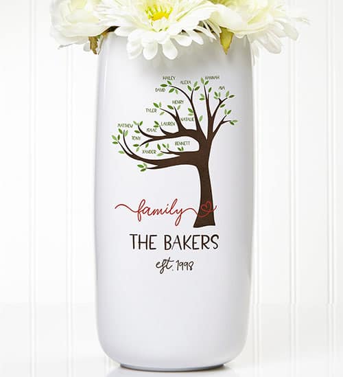 Product Image of the Personalized Ceramic Vase