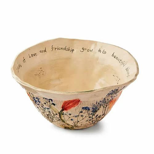 Product Image of the Pressed Garden Of Love Serving Bowl