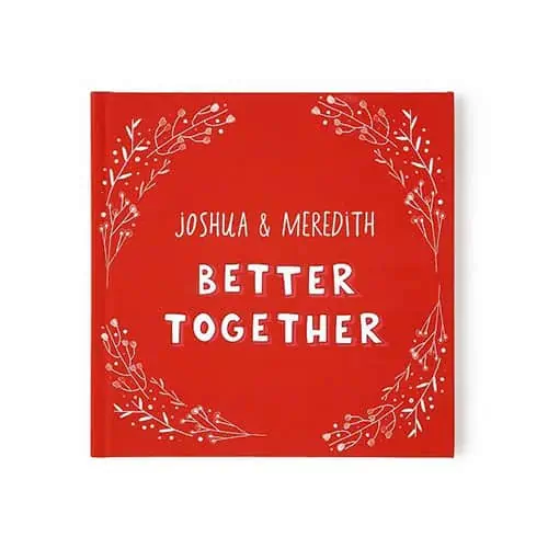 Product Image of the Better Together Personalized Book of Love
