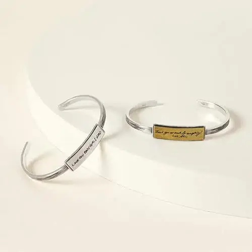 Product Image of the Handwritten Message Cuff
