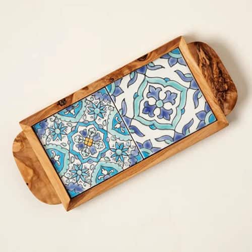 Product Image of the Tunisian Tiled Snack Tray