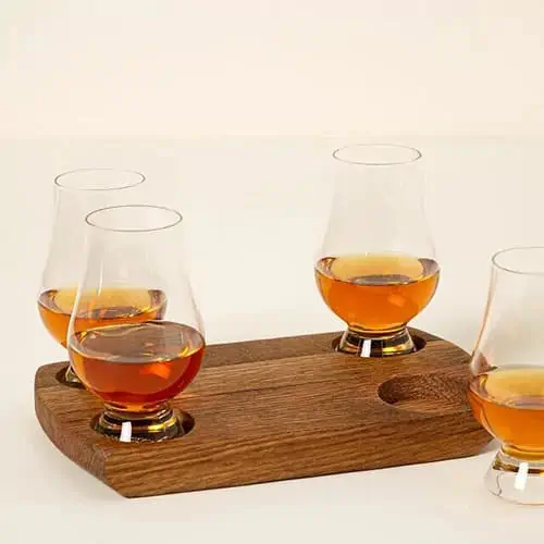 Product Image of the Bourbon Barrel Flight with Glasses