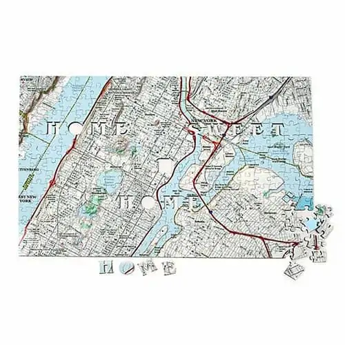 Product Image of the Custom Street Map Puzzle