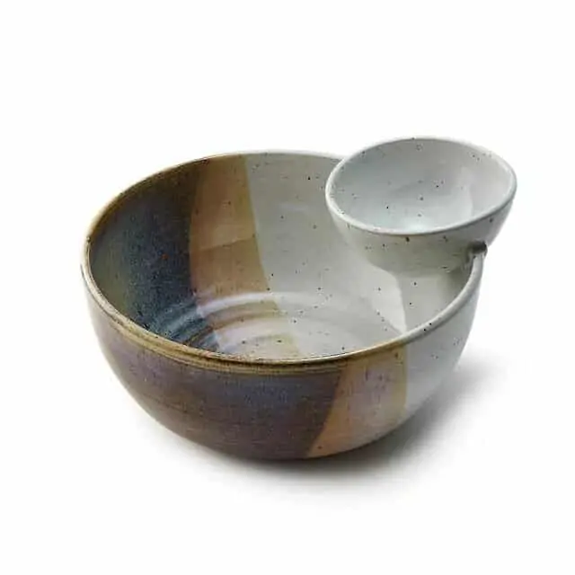 Product Image of the Handmade Chip and Dip Serving Bowl